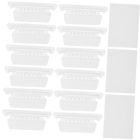 CANIGHT 1satz Transparent Datei-ordnerbeschriftungen Mit Abnehmbaren Etiketten Für Hängemappen Und Dokumentenorganisation Für Büro Und Zuhause