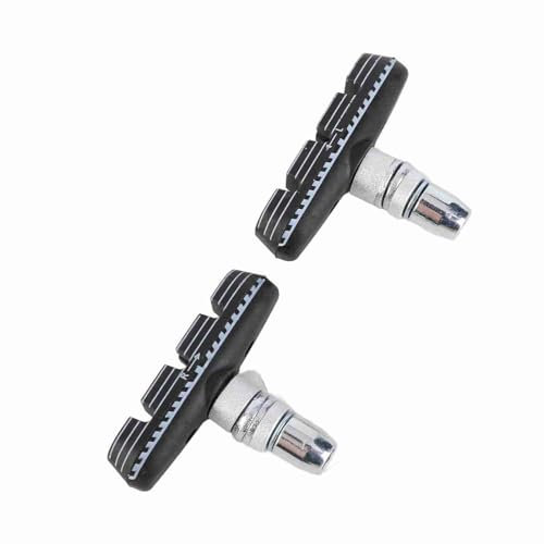 V Freinage V, Plaquettes de Frein BMX 1 Paire 55 Mm Pliage V Frein Blocs en Caoutchouc avec Pavillons de Frein à Vélo de Noix, pour Une sécurité et des Performances Améliorées