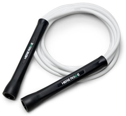 6mm PVC Skipping Rope, Boxing Jump Rope with Unbreakable Handles & Durable Non-Kinking Rope, Adjustable Skipping Ropes for Adult, Men, Women Fitness, Speed, Exercise, Training
