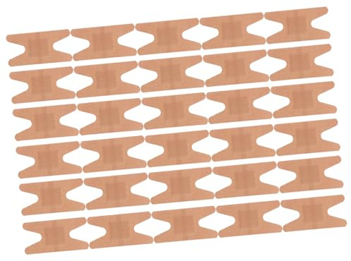 Vaguelly Apósito Adhesivo Elástico Transpirable 30 Piezas para Heridas Marrón Tejido Flexible y Fácil de Despegar para Cualquier Parte del Cuerpo