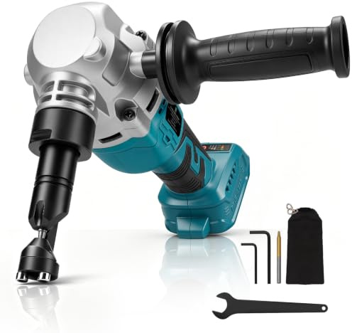 Cordless Sheet Metal Nibbler Compatible with Makita 18V Battery, 18 Gauge