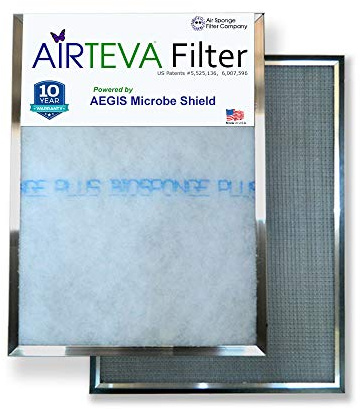 AIRTEVA 22 x 23 AC-filter/ugnsfilter med (1) BioSponge Plus ersättning