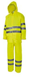 VELILLA - Zweiteiliger Regenanzug Hohe Sichtbarkeit 189 Mann, gelb, EU:XL