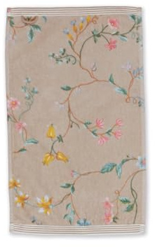 Pip Studio Gästehandtuch Les Fleurs | Khaki - 30 x 50