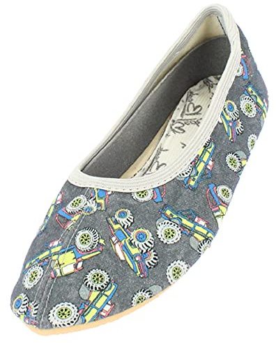 Beck Jungen Monster Cars Gymnastikschuhe, Grau, 28 EU