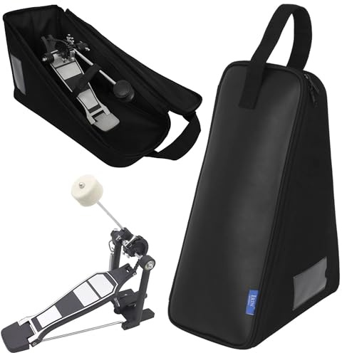JIAMIAN Schwarz Drum Pedal Bag, Musikinstrument Zubehör Case, Drum Bag, Box Trommel mit Griff, Schlagzeug Percussion Zubehör, Für Einzel Drum Kit