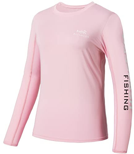Bassdash Damen UPF 50+ UV Sonnenschutz T-Shirt Langarm Angeln Wandern Outdoor