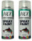 WLX Vernice spray 400ml. Bomboletta spray ad asciugatura rapida. Vernice per graffiti. Lucido (Nero + Bianco)