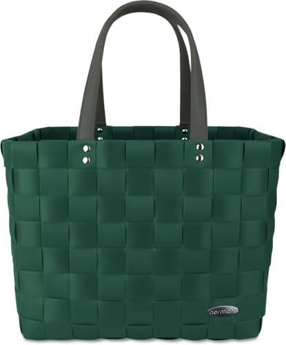 Einkaufstasche/Tragetasche mit Henkel - Einkaufskorb aus Kunststoff - Großer Damen Shopper robust und langlebig - 20 Liter Volumen