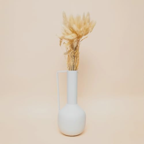 Trockenblumen Feldstrauß Weidegräser – Handgebundener Trockenblumenstrauß – Optional mit Vase – Tolle Blumen Strauß Dekoration, ewig haltbar Blumenliebhaber