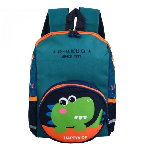 volumoon Zaino per Bambini, Zaino Dinosauro Ragazzo e Ragazza, Studenti Regolabile, Borsa da Scuola per Bambini, Bambino Cartoon, Zainetto Asilo Bambino per Attività, All'aperto, Regalo 3-7 Anni