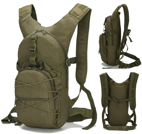 Wedhapy Zaini da Caccia per Uomo Zaino da Sopravvivenza Impermeabile con Multitasche Zaino Traspirante per Escursionismo Campeggio Trekking Viaggi