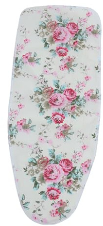 Mikinona Housse De Protection Pour Table à Repasser 91x31 Cm, Toile Extra Épaisse Résistante à La Chaleur, Housse Antidérapante En Tissu Imprimé Floral, Accessoire Domestique Pour Repassage