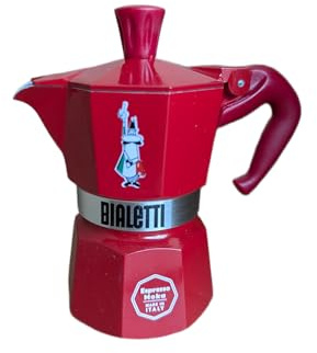Bialetti Moka Express Omino Icona Limited Edition (Rosso, 3 Tazze)