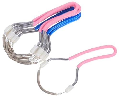 WRITWAA 8stücke Gesichtshaarentferner Mit Feder Für Frauen Manueller Haarzupfer Und Epilierer Für Oberlippe Kinn Und Wangen Mit Haarentfernungsgerät Für Gesichtshaarentfernung