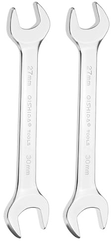 QUARKZMAN 2 Piezas Llave De Boca Doble 27mm X 30mm Métrica ángulo De 15