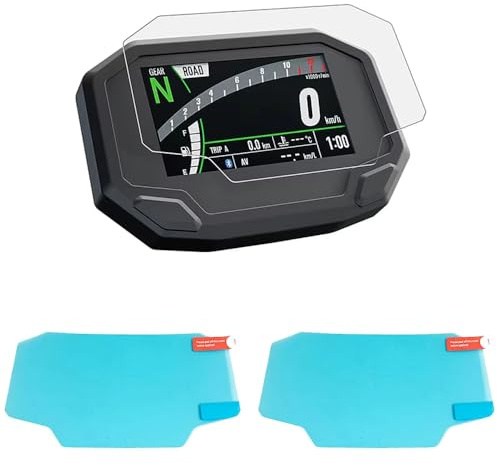 Set di 2 Proteggi Schermo Pellicola per KAWASAKI Z900 2020 2021 2022, Moto Pellicola protettiva Moto Cluster Scratch TPU Film, Protettiva Tachimetro