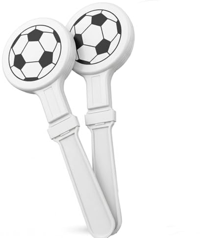 HAPZUR Klatschhände 2 Stück, Handklatscher Krachmacher für lautstarke Fan-Stimmung bei Sportevents, Partys & Konzerte, robustes Kunststoff Geräuschmacher Partyzubehör für Kinder & Erwachsene.