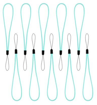 Hangsu Paquete de 10 cables elásticos ajustables para bicicleta, para dispositivos de navegación, correas anticaídas