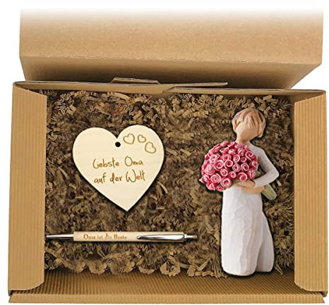 Geschenkset 3-teilig 'Besondere Oma' / Oma/Muttertag/Geburtstag