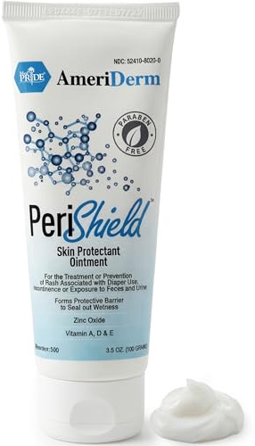 MED PRIDE Baby Diaper Rash Cream – Zinc Oxide Skin Protectant Ointment, 3.5 oz – Paraben-Free, Vitamins A D E, Moisturizing & Soothing Baby Butt Cream for Diaper Rash Relief & Prevention