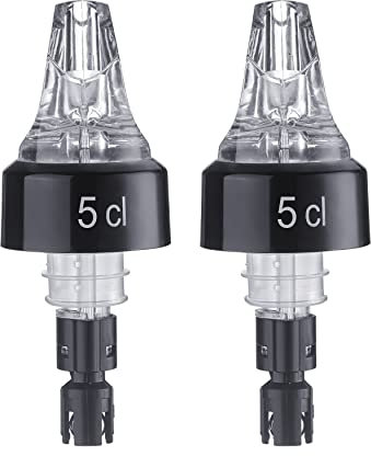 Westmark 2 Dosificadores/Medidores, Porcionadores, Dosificación por pico de vertido: 5 cl, Plástico, Auto-Pour, Transparente, 995022EG