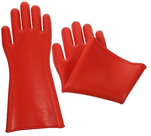 DOITOOL Einzelpaar Gummihandschuhe Für Elektriker Isolierhandschuhe Für Hochspannungsarbeiten Arbeitshandschuhe Aus Gummimaterial Mit Ergonomischem Design Und Guter Elastizität