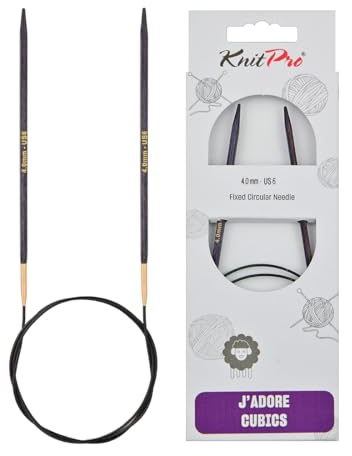 KnitPro J'Adore Cubics Stickor - Fasta rundstickor - 80 cm x 4,00 mm