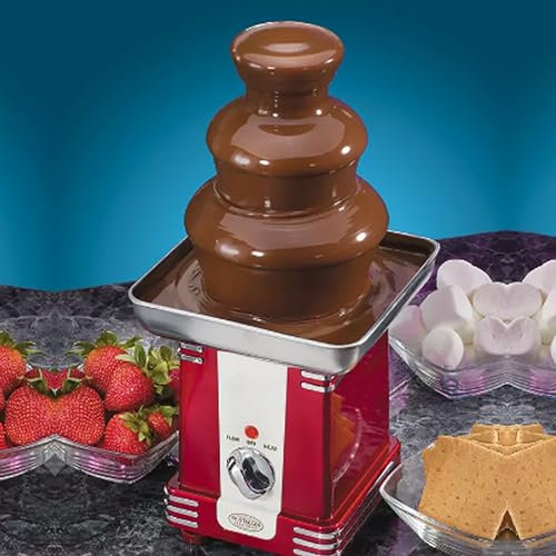 Electric Chocolate Fountain Machine, 3-Tier Commercial Waterfall with Hot Melting Pot Base - Perfect for Party, Wedding, and Birthday Events - Enhance Your Celebration with Delicious Melted Chocolate