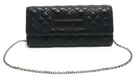 Moschino Borsa donna Love spalla/tracolla trapuntata nero/canna fucile BS24MO103 JC4294