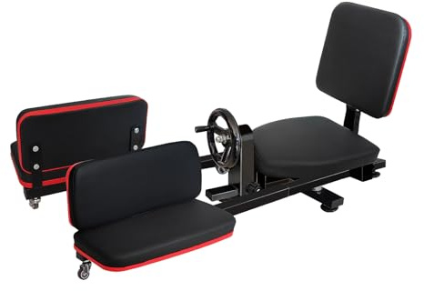 QNLONG Pro-Leg-Stretcher-Split-Machine, Black Leg Stretching Machine for Splits, Flexibility Up to 230 Degree, Suitable for Home, Dancing Room, Gym