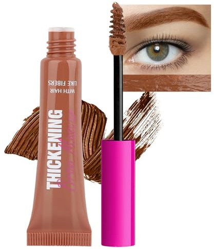 Kaely Thickening Brow Mascara, Tinted Eyebrow Gel Waterproof, Eyebrow Color Makeup, Vegan, Cruelty Free, maquillaje gel para cejas a prueba de agua, 04 Rich Auburn