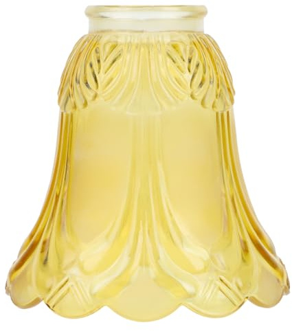 Gadpiparty Pantalla De Vidrio Para Lámpara De 4.92 Pulgadas Accesorio De Iluminación Interior Cubierta De Reemplazo Para Tulipas De Lámparas De Techo Estilo Nórdico Artesanía Exquisita