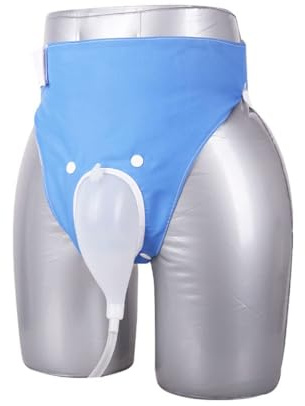 Hitchuey Bolsa de recogida de orina, bolsa de drenaje de orina, 1000/2000 ml, recogedor de orina de silicona, soporte de orina, pantalones de incontinencia portátiles reutilizables, catéter de pierna