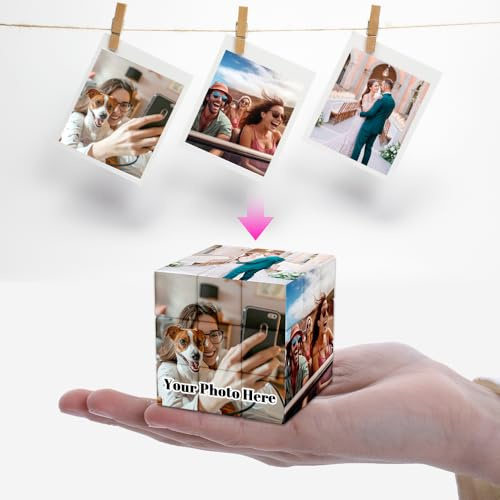 ORYG Individuelles Foto-Würfelpuzzle EIN einzigartiges Geschenk für Eltern, Freunde und Liebste Perfekt für Weihnachten und Jubiläen