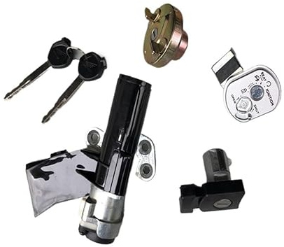 GMVGKLCPCF Juego completo de interruptor llave encendido y cerradura asiento for motocicleta Honda NHX110 SCR110 LEAD 110 GFM 110cc 35010-GFM-K00