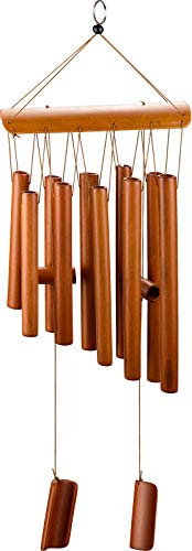 Windspiel Bambus für Drinnen und Draußen Holz Klangspiel Natur Windspiel Bambus für Heimdekoration Geschenk Einfache Installation