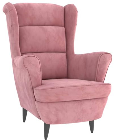 vidaXL Sessel Rosa Samt