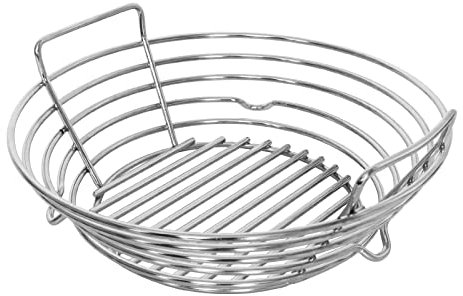 Kamado Joe JR Charcoal Ash Basket, Stainless Steel Grill Ash Basket for Minimax Big Green Egg and Other Charcoal Grills