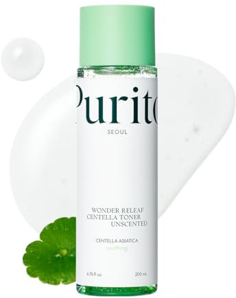 PURITO Centella Unscented Toner, 200ml 6.76 fl.oz, Korean Centella, for Sensitive Skin, Soothing, Facial Toner for face, K-Beauty, Korean Skin Care