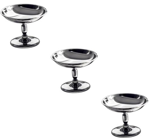 TOPBATHY Bol À Fruits En Acier Inoxydable 10.2X7.2Cm Coupelle De CrèMe GlacéE ÉLéGante Tasse À Dessert Multifonctionnelle Pour Glaces Puddings Et Sauces