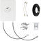 KASER 5G LTE Antenne Outdoor Mimo Richtantenne 3300-3800 MHz N78 Bis zu 15dBi Verstärkung kompatibel 5g Router N-SMA Ausgang mit TS9 Adapter Inklusive Verlustarme Kabel 10 Meter -Model V4