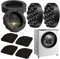 Benaewa 8 Pcs Anti Vibration Pads for Washing Machine Feet, Anti-Vibration Pad for Dryer Fridge with Strong Adsorption Suction