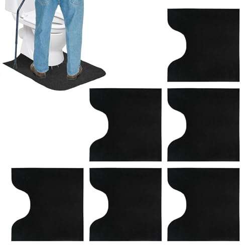 potty training mat for Commode potty training mat potty training mat 6 piece absorbent toilet mat training mat soft rounded toilet mat air freshener