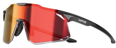 KAPVOE Occhiali da Sole Ciclismo Uomo Donna Sportivi Bici Mountain Bike MTB Bicicletta Baseball - K347