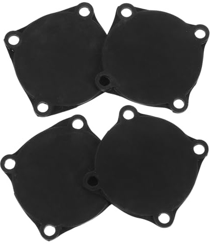 HAMPPLIES Ricambi Compressore Fini Cuscinetti Riutilizzabili 4 Pezzi Kit Guarnizioni in Gomma Nera per Pad di Ricambio per Manutenzione Compressori Aria e Pressostati