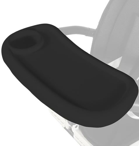 Kinderwagen-Tablett-Aufsatz - Snacktablett für Kinderwagen - Flexibler