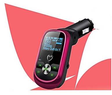 Boomboost Trasmettitore FM Lettore MP3 MP4 da Auto con Lettore Car USB Scheda di Memoria USB + Telecomando
