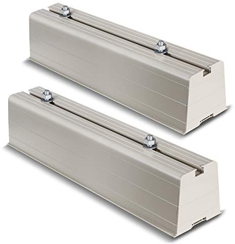 Maclean MC-863 - Consolle per aria condizionata a pavimento, 450 PVC fino a 100 kg, set da 2 pezzi