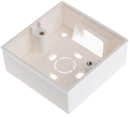 FATTERYU 86 x 86 PVC Abzweigdose, Wandhalterung, Kassette für Schaltersockel